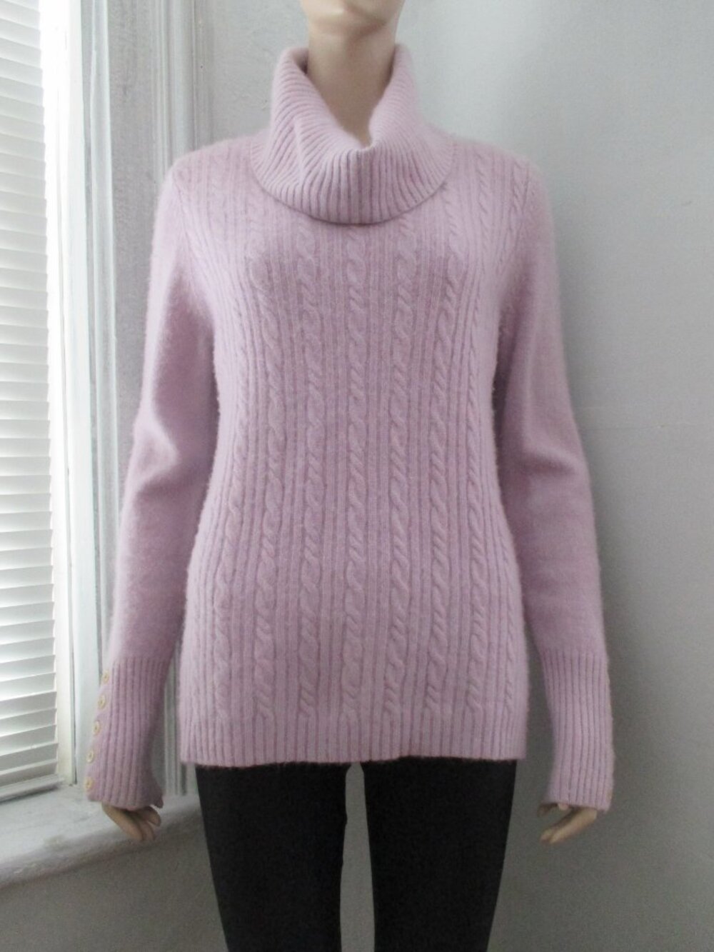 Cashmere Sweater Lilac Cowl Banana Republic